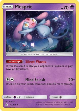Mesprit 042  SM  Forbidden Light - Uncommon
