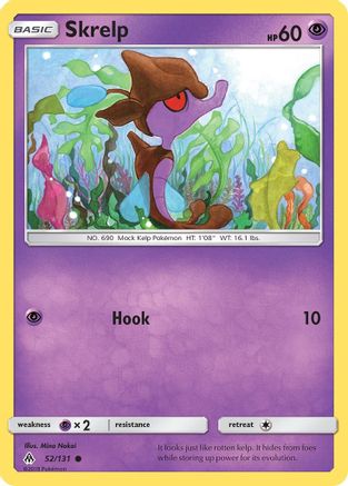 Skrelp 052  - Reverse Holofoil SM  Forbidden Light - Common