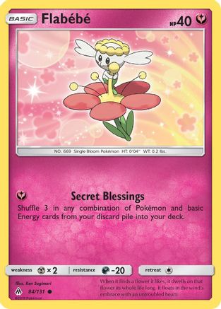 Flabebe (84) (84) 084  SM  Forbidden Light - Common