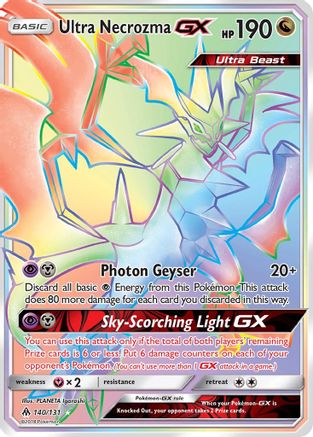 Ultra Necrozma GX (Secret)  - Holofoil SM  Forbidden Light - Secret Rare