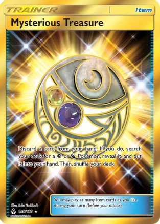 Mysterious Treasure (Secret)  - Holofoil SM  Forbidden Light - Secret Rare
