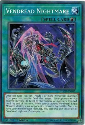 Vendread Nightmare (FLOD-EN085) - Flames of Destruction 1st Edition