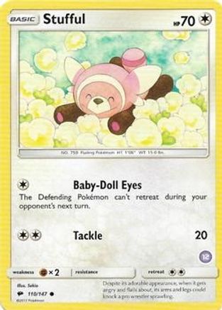 Stufful (12)  SM Trainer Kit Alolan Sandslash & Alolan Ninetales - Common
