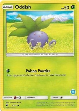 Oddish (11)  SM Trainer Kit Alolan Sandslash & Alolan Ninetales - Common