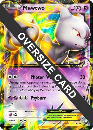 Mewtwo EX - XY183  - Holofoil Jumbo Cards - Promo