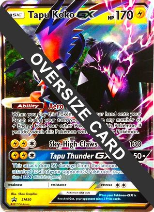 Tapu Koko GX - SM50  - Holofoil Jumbo Cards - Promo