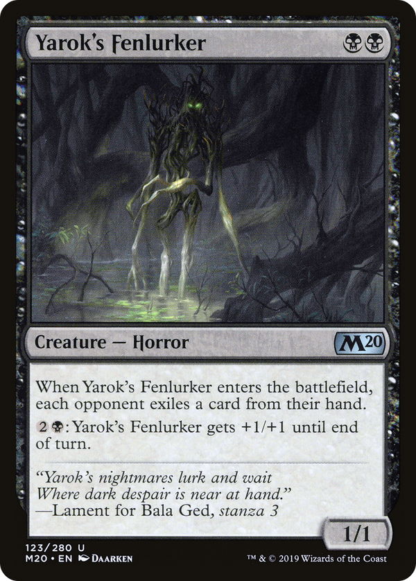 Yarok's Fenlurker (M20-123) - Core Set 2020