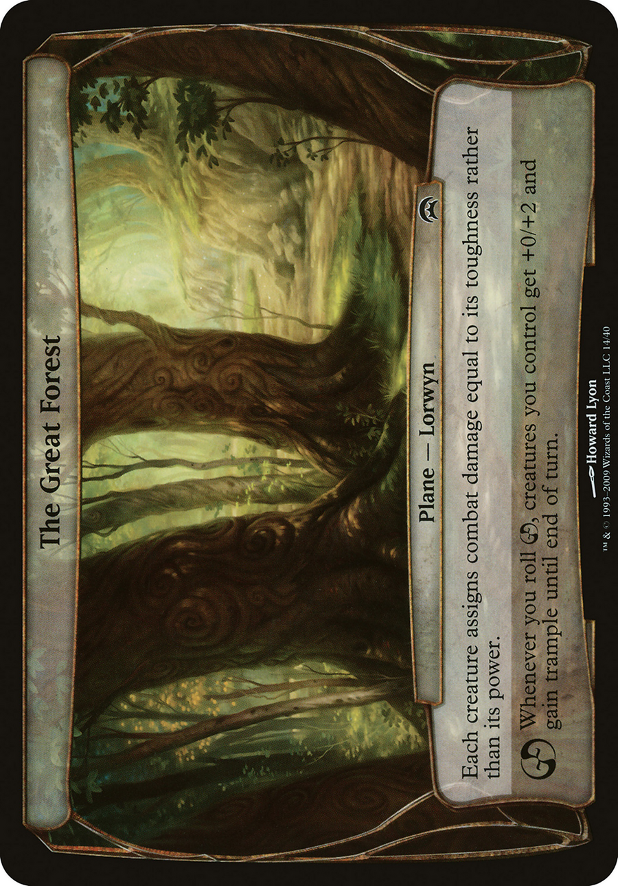 The Great Forest (Planechase) (OVER-) - Planechase Planes