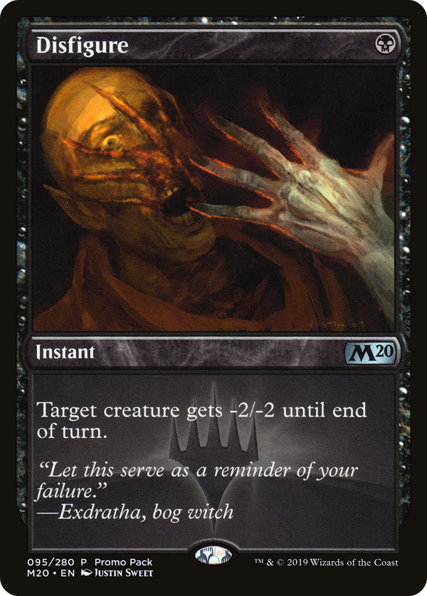 Disfigure (PPM20-095) - Core Set 2020 Promos Foil