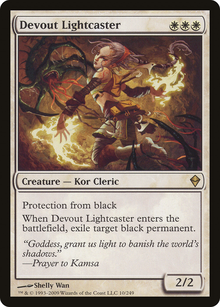 Devout Lightcaster (ZEN-010) - Zendikar Foil