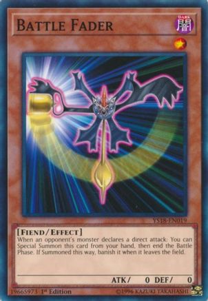 Battle Fader (YS18-EN019) - Starter Deck: Codebreaker 1st Edition