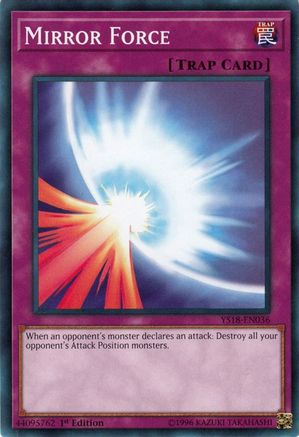 Mirror Force (YS18-EN036) - Starter Deck: Codebreaker 1st Edition
