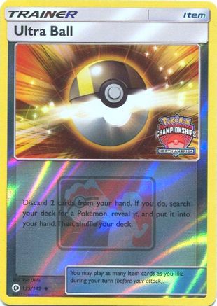 Ultra Ball - 135/149 (North America Championships)/149  - Reverse Holofoil League & Championship Cards - Promo
