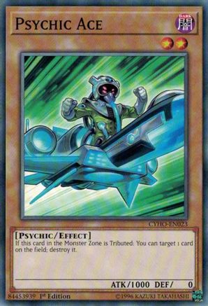 Psychic Ace (CYHO-EN023) - Cybernetic Horizon 1st Edition