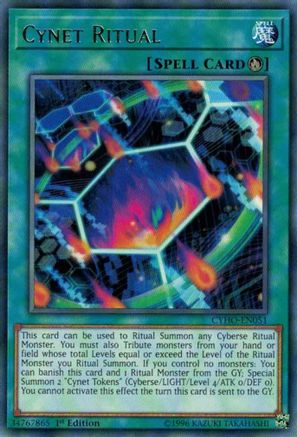 Cynet Ritual (CYHO-EN051) - Cybernetic Horizon 1st Edition