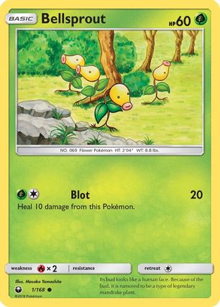 Bellsprout 001  SM  Celestial Storm - Common