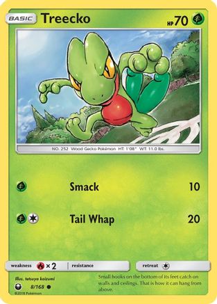 Treecko (8) (8) 008  SM  Celestial Storm - Common