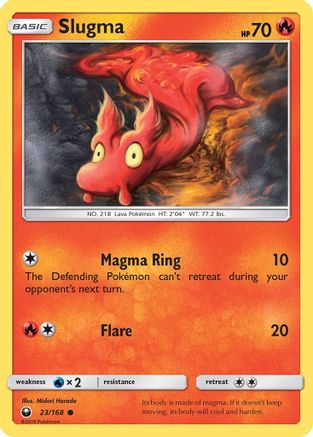 Slugma 023  SM  Celestial Storm - Common