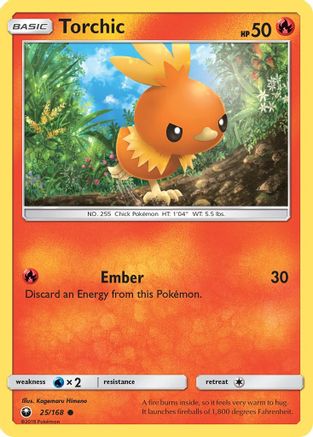 Torchic (25) (25) 025  SM  Celestial Storm - Common