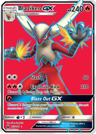 Blaziken GX (Full Art)  - Holofoil SM  Celestial Storm - Ultra Rare