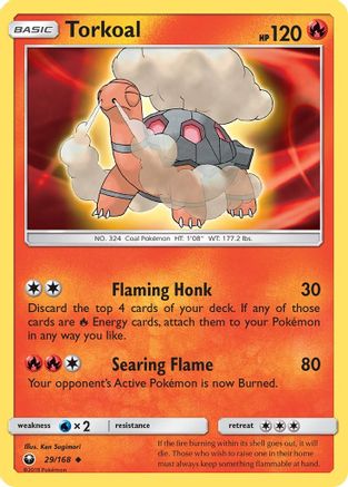 Torkoal  SM  Celestial Storm - Uncommon