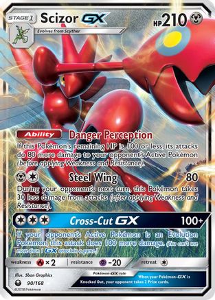 Scizor GX 090  - Holofoil SM  Celestial Storm - Ultra Rare