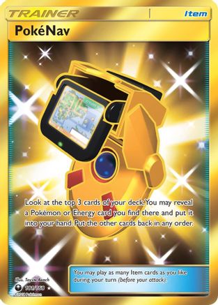 PokeNav (Secret)  - Holofoil SM  Celestial Storm - Secret Rare