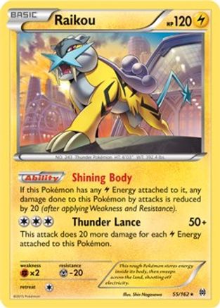 Raikou (Cosmos Holo) 055/162  - Holofoil Blister Exclusives - Promo