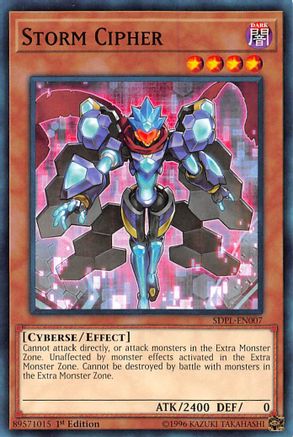 Storm Cipher (SDPL-EN007) - Structure Deck: Powercode Link 1st Edition