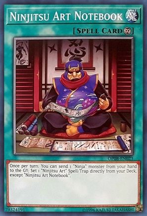 Ninjitsu Art Notebook (OP08-EN023) - OTS Tournament Pack 8 Unlimited