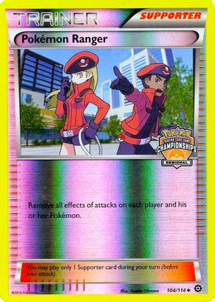 Pokemon Ranger - 104/114 (Regional Championships)/114  - Reverse Holofoil League & Championship Cards - Promo