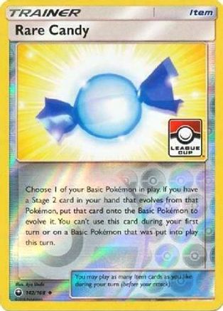 Rare Candy - 142/168 (League Cup)/168  - Reverse Holofoil League & Championship Cards - Promo