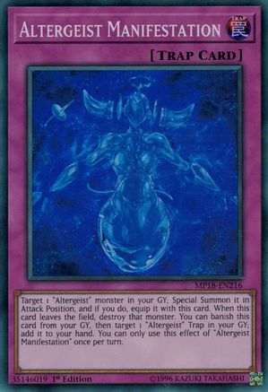 Altergeist Manifestation (MP18-EN216) - 2018 Mega-Tins Mega Pack 1st Edition
