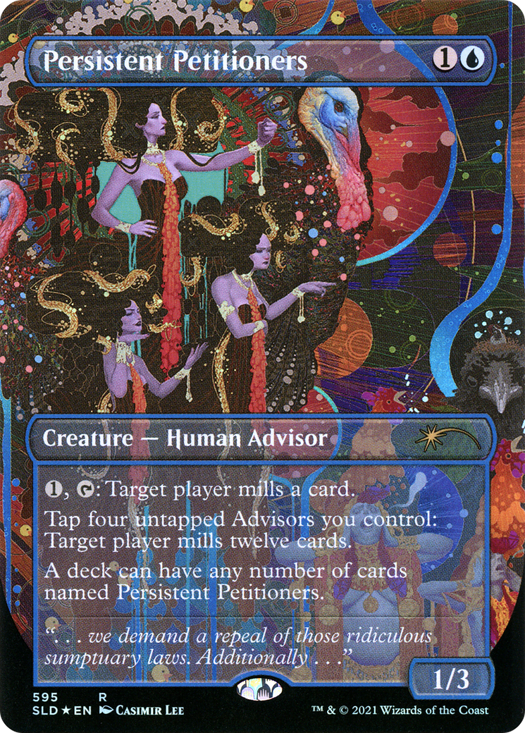Persistent Petitioners (595) (SLD-595) - Secret Lair Drop (Borderless) Foil
