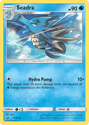 Seadra  Dragon Majesty - Uncommon