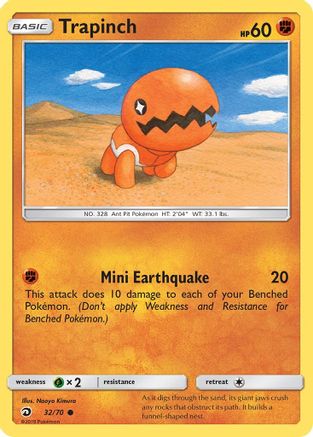 Trapinch  - Reverse Holofoil Dragon Majesty - Common