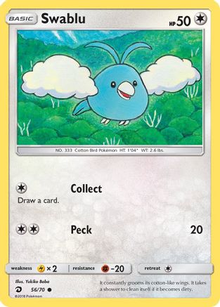 Swablu (56) (56) 056/70  Dragon Majesty - Common