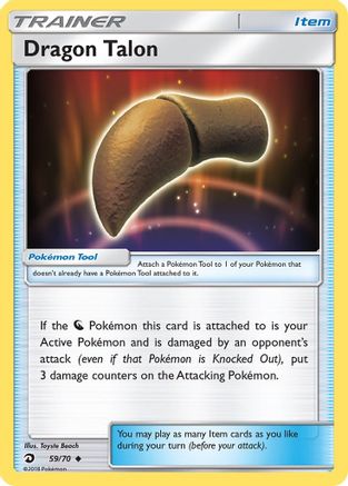 Dragon Talon/70  - Reverse Holofoil Dragon Majesty - Uncommon