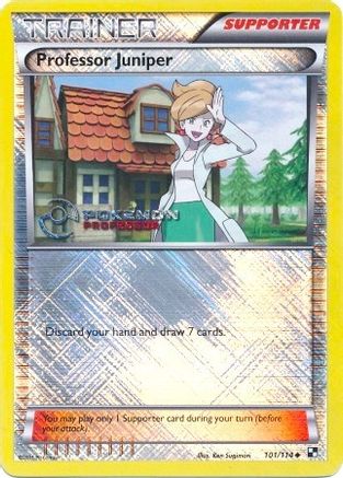 Professor Juniper - 101/114 (2013)/114  - Reverse Holofoil Professor Program Promos - Promo