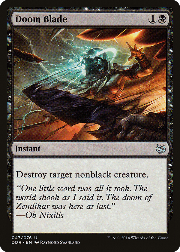 Doom Blade (DDR-047) - Duel Decks: Nissa vs. Ob Nixilis