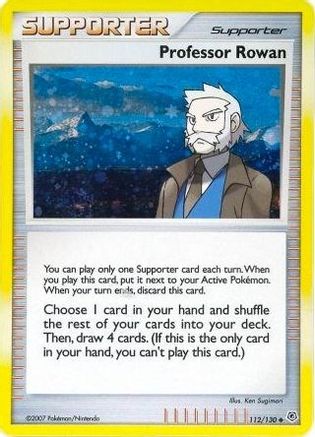 Professor Rowan (Cosmos Holo) 112/130  - Holofoil Miscellaneous Cards & Products - Promo