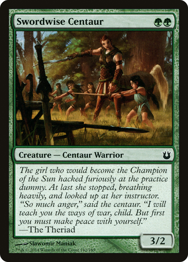Swordwise Centaur (BNG-142) - Born of the Gods Foil