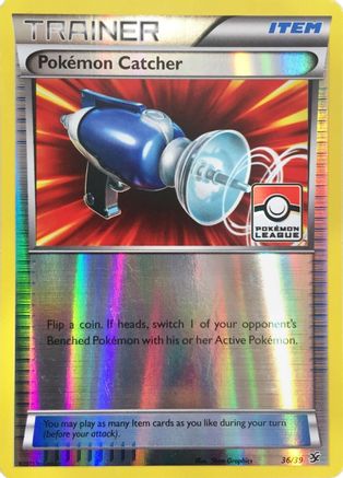 Pokemon Catcher (Pokemon League) 036/39  - Reverse Holofoil League & Championship Cards - Promo