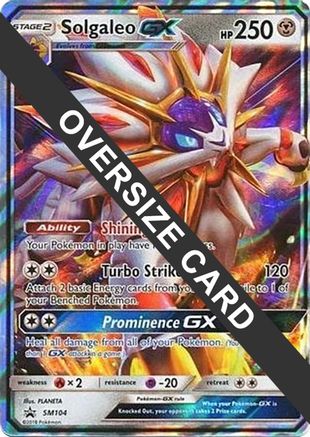 Solgaleo GX - SM104  - Holofoil Jumbo Cards - Promo