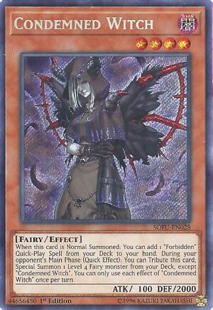 Condemned Witch (SOFU-EN028) - Soul Fusion 1st Edition