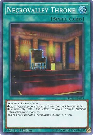 Necrovalley Throne (SOFU-EN055) - Soul Fusion Unlimited