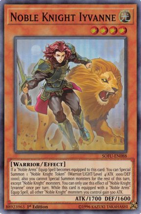 Noble Knight Iyvanne (SOFU-EN088) - Soul Fusion 1st Edition