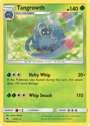 Tangrowth  SM  Lost Thunder - Rare
