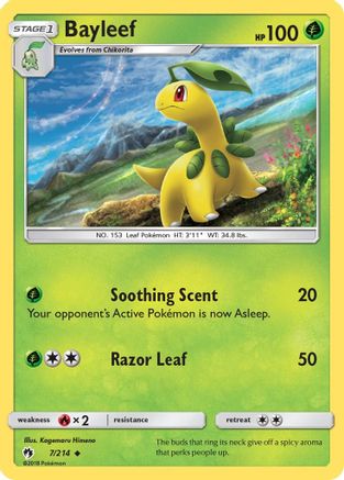 Bayleef 007  SM  Lost Thunder - Uncommon