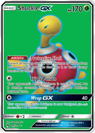 Shuckle GX (Full Art)  - Holofoil SM  Lost Thunder - Ultra Rare